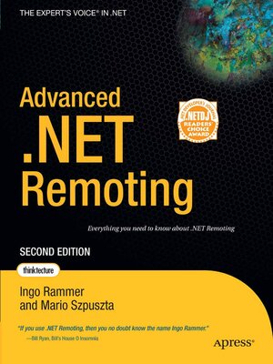 cover image of Advanced .NET Remoting